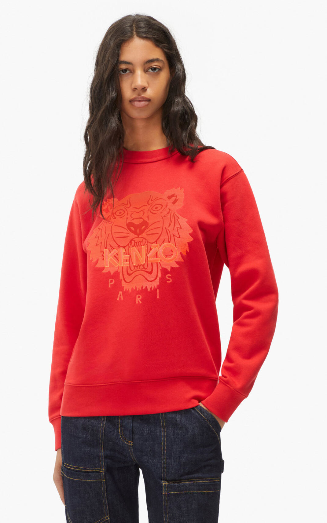 Sudadera Kenzo Tiger Mujer Rojas - SKU.0342704